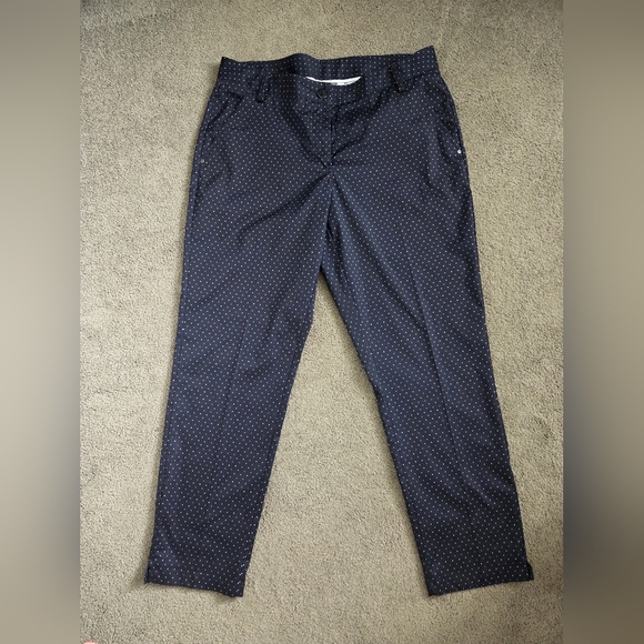 ⭐️PUMA Women's Navy Polka Dot Golf Pants - Picture 1 of 8